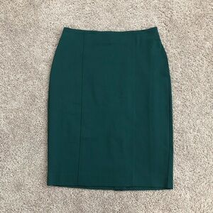 Elegant Green Pencil Skirt